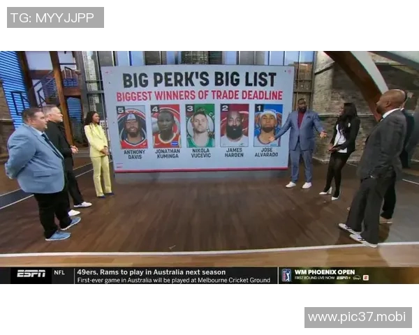 帕金斯评五大交易赢家：骑士得到哈登排第二，奇才签浓眉上榜